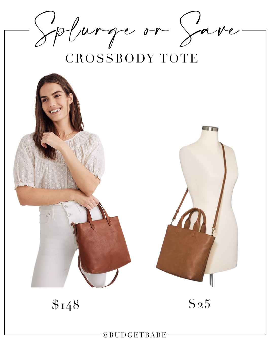 Splurge or Save on this Madewell leather tote
